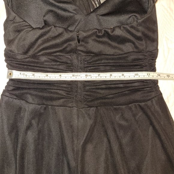 Black Halter Dress - Picture 4 of 5